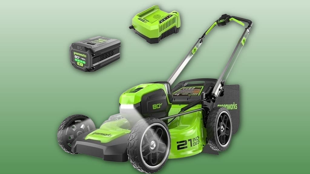 powerful cordless lawn mower